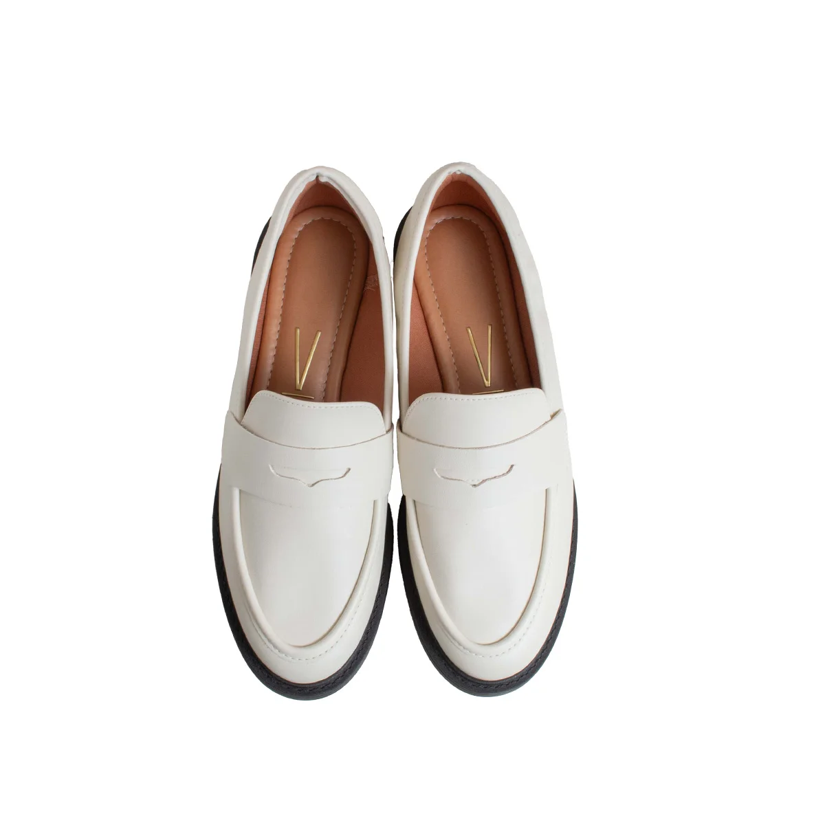 Sapatilha Casual Vizzano Mocassim Feminino Branco 2