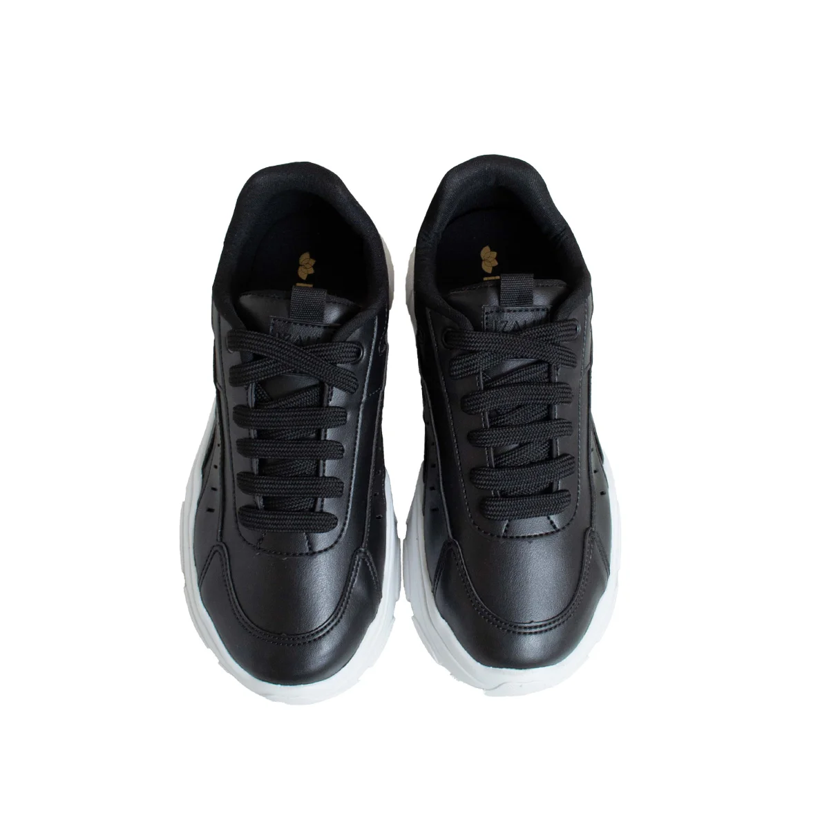 Tênis Casual Flatform Feminino Izalu Preto 2