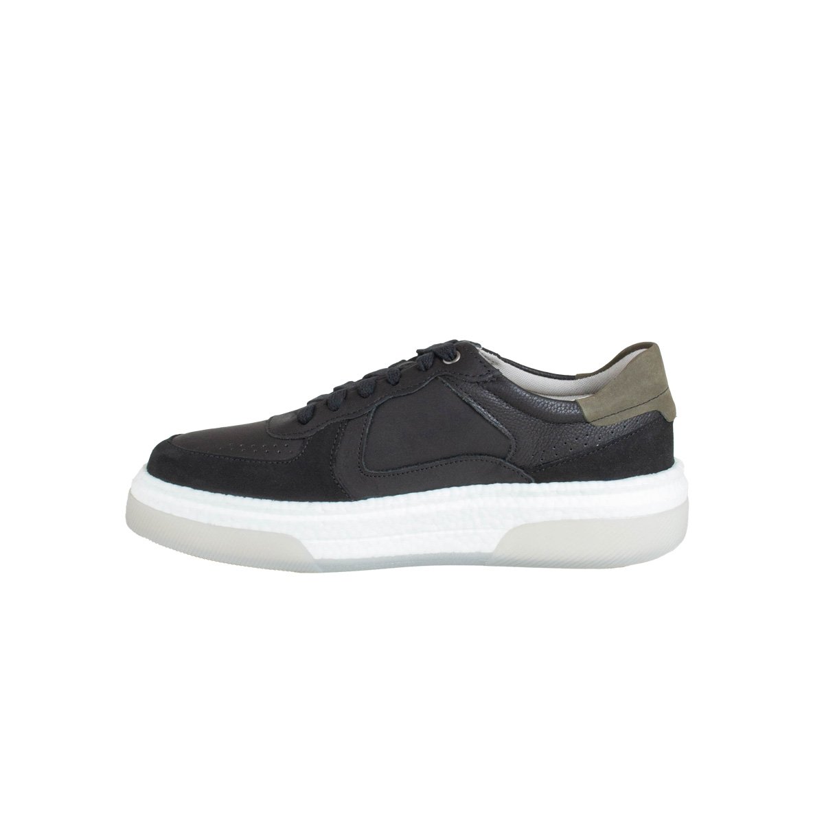 Sapatênis Couro Casual Democrata Beat Pulse Masculino Preto 3