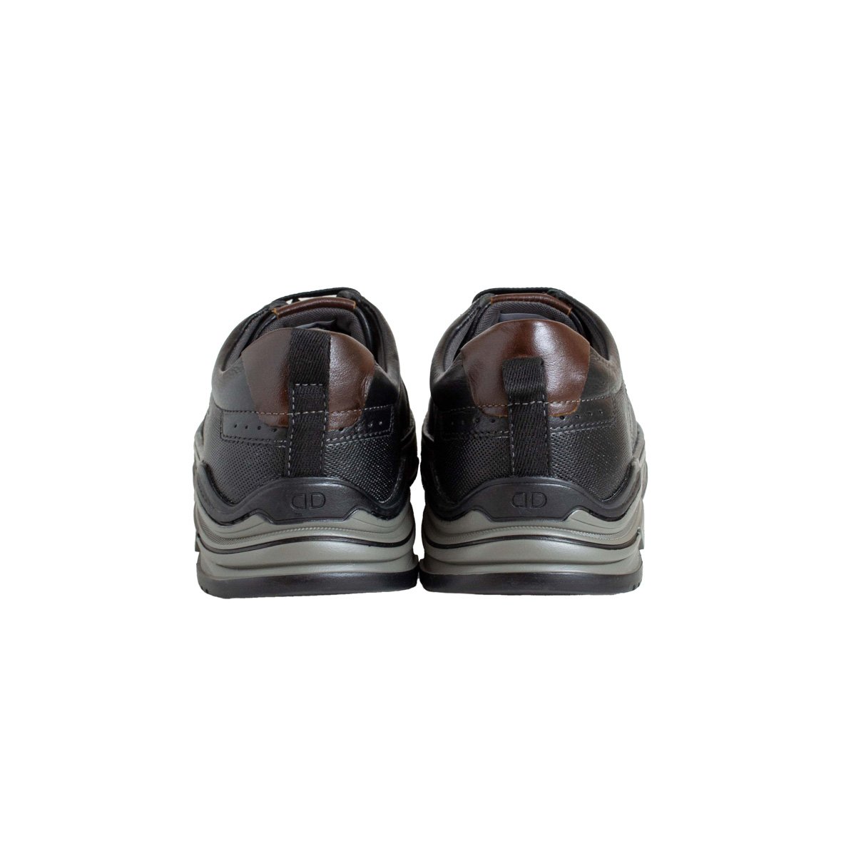 Sapatênis Couro Democrata Dylan Masculino Preto 4