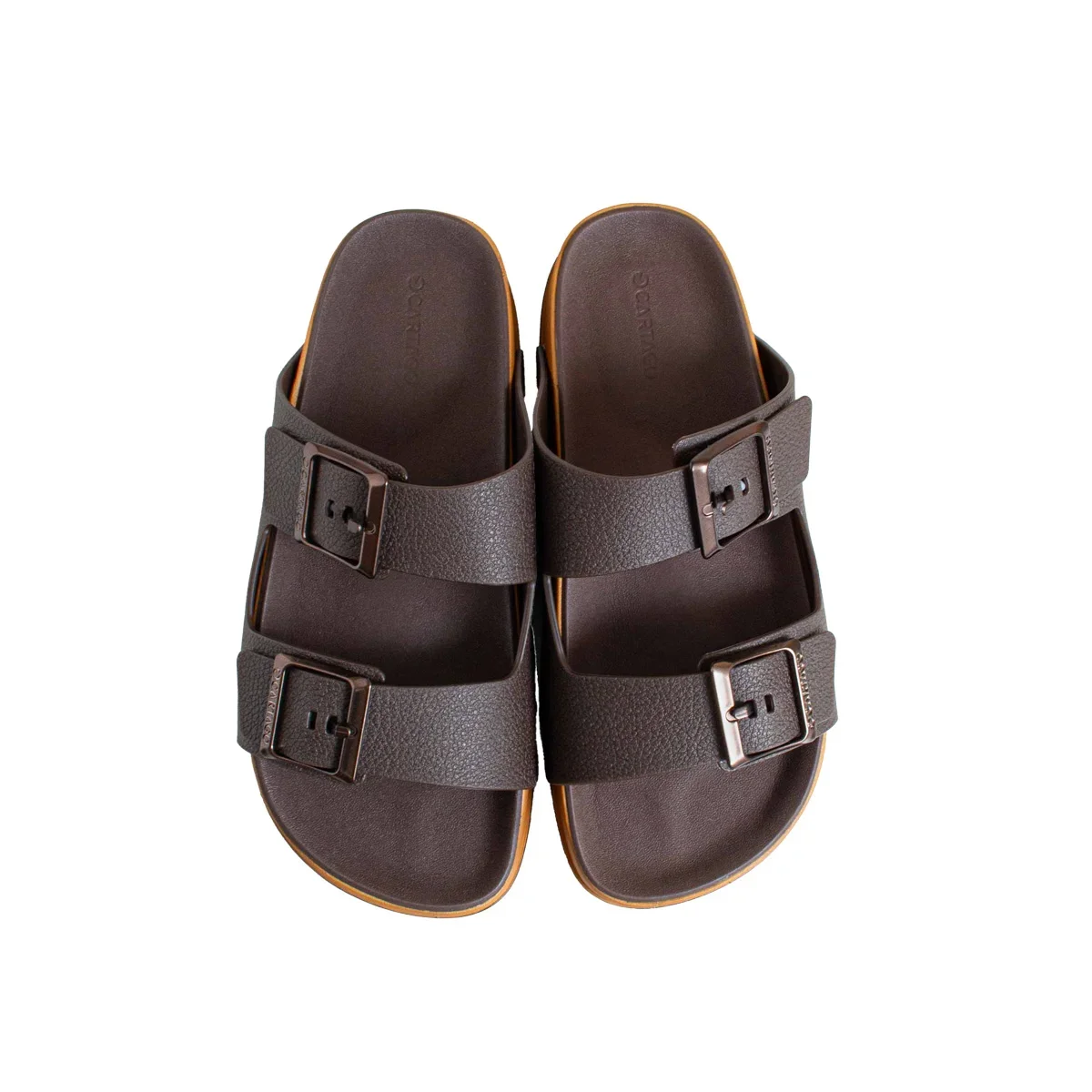 Chinelo Slide Cartago Milão Plus Masculino Marrom 2