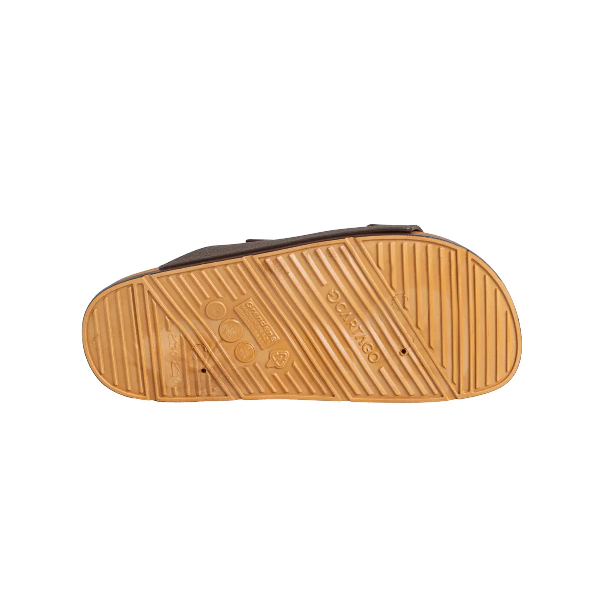 Chinelo Slide Cartago Milão Plus Masculino Marrom 5