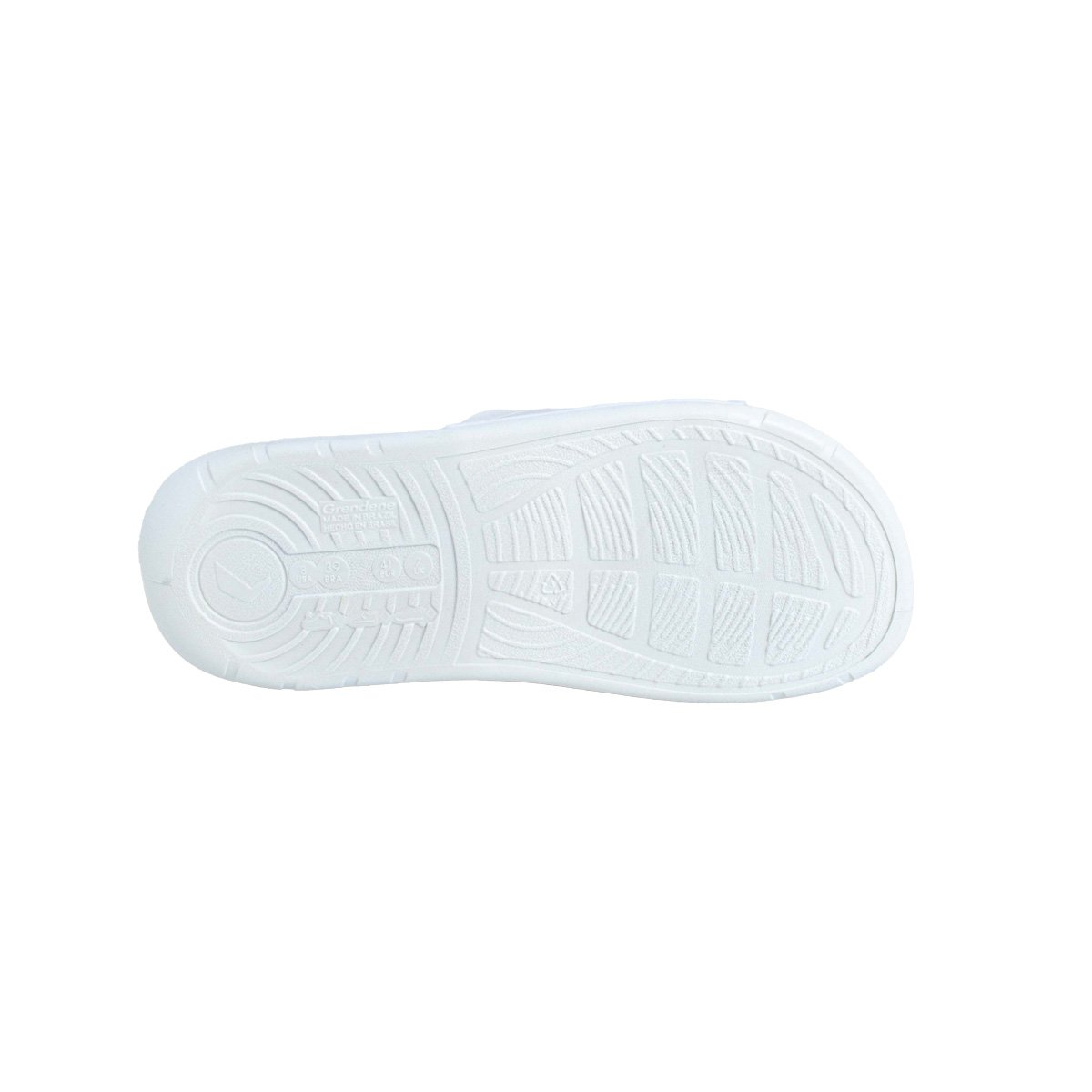 Chinelo Slide Masculino Rider Rush Palmilha Massageadora Branco 5