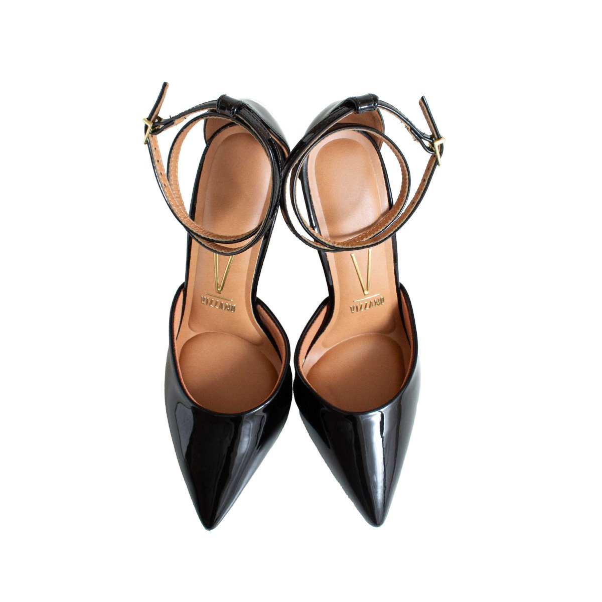 Scarpin Salto Alto Vizzano Bico Fino Feminino Preto 2