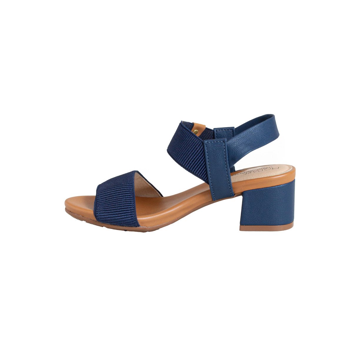 Sandália Modare Comfort Salto Bloco Feminino Azul Marinho 3