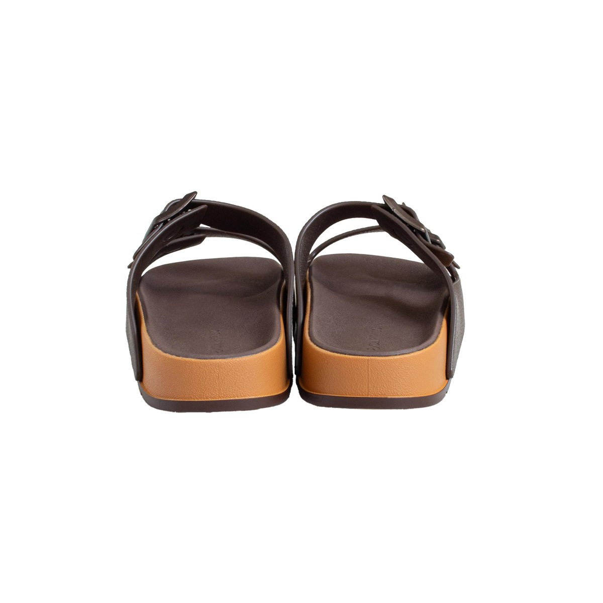 Chinelo Infantil Slide Cartago Menino Original Marrom 4