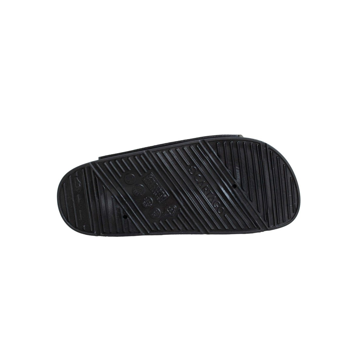 Chinelo Infantil Slide Cartago Menino Original Preto 5