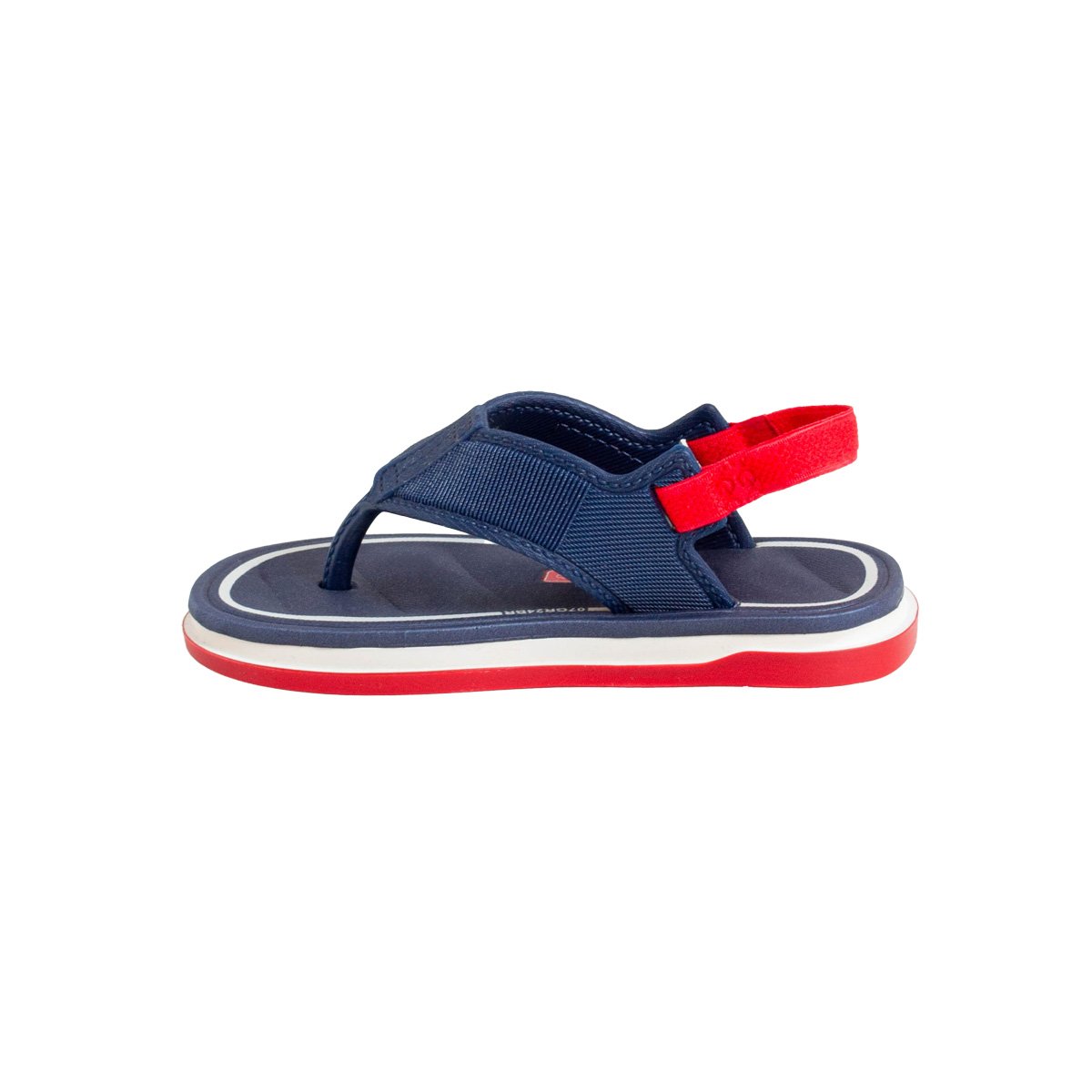 Chinelo Bebê Menino Cartago Elástico Grendene Kids Azul/Vermelho 3