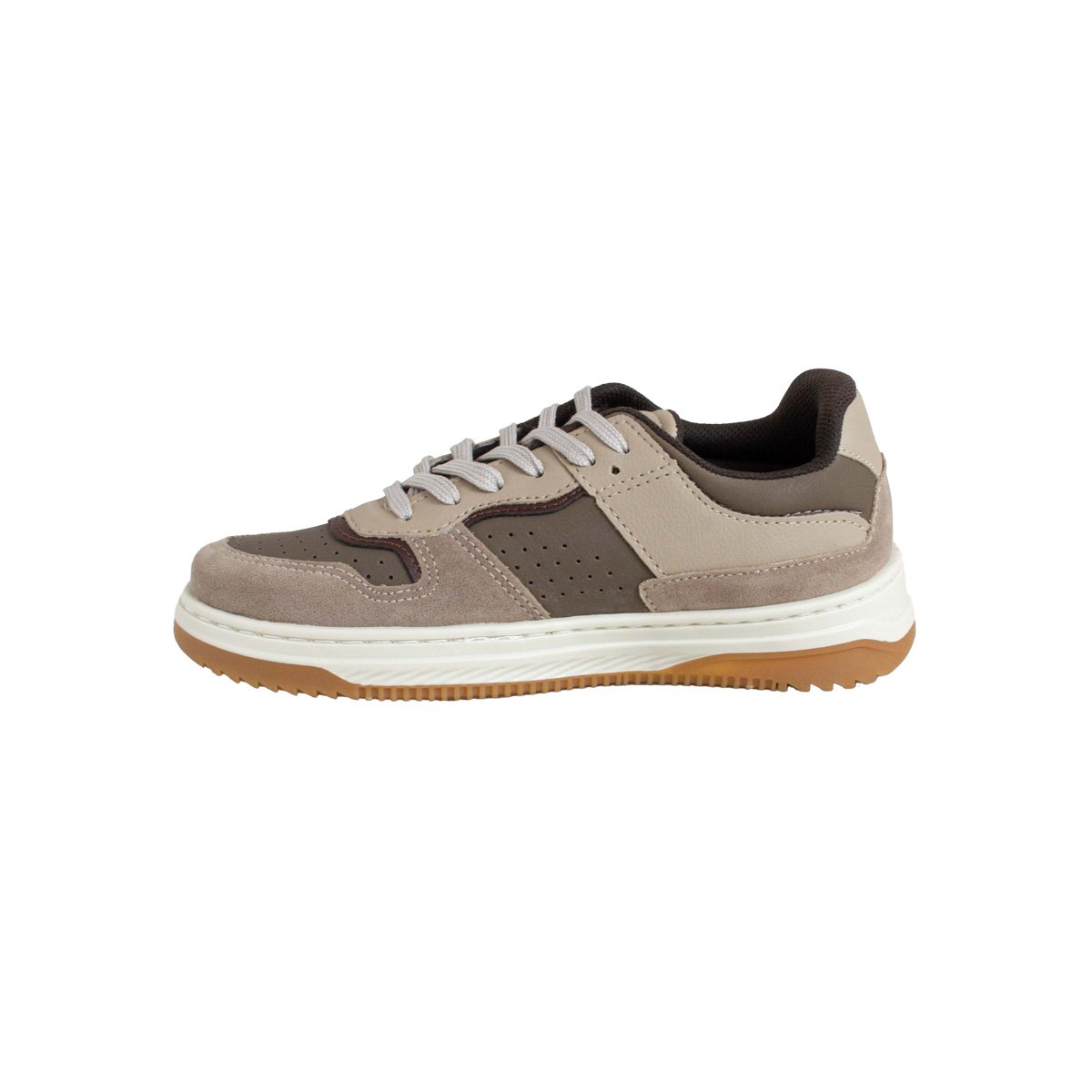 Tênis Casual Infantil Sound Menino Street Bege 3
