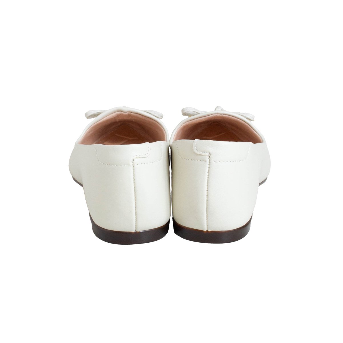 Sapatilha Moleca Bico Fino Feminino Branco 4