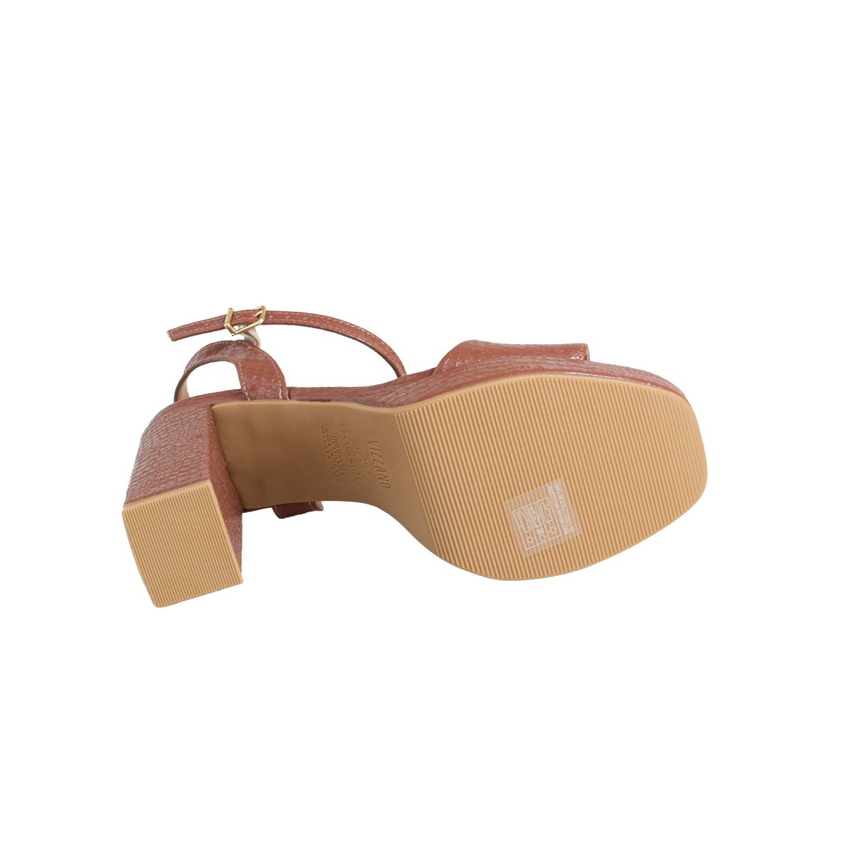 Sandália Vizzano Meia Pata Verniz Feminino Marrom 5