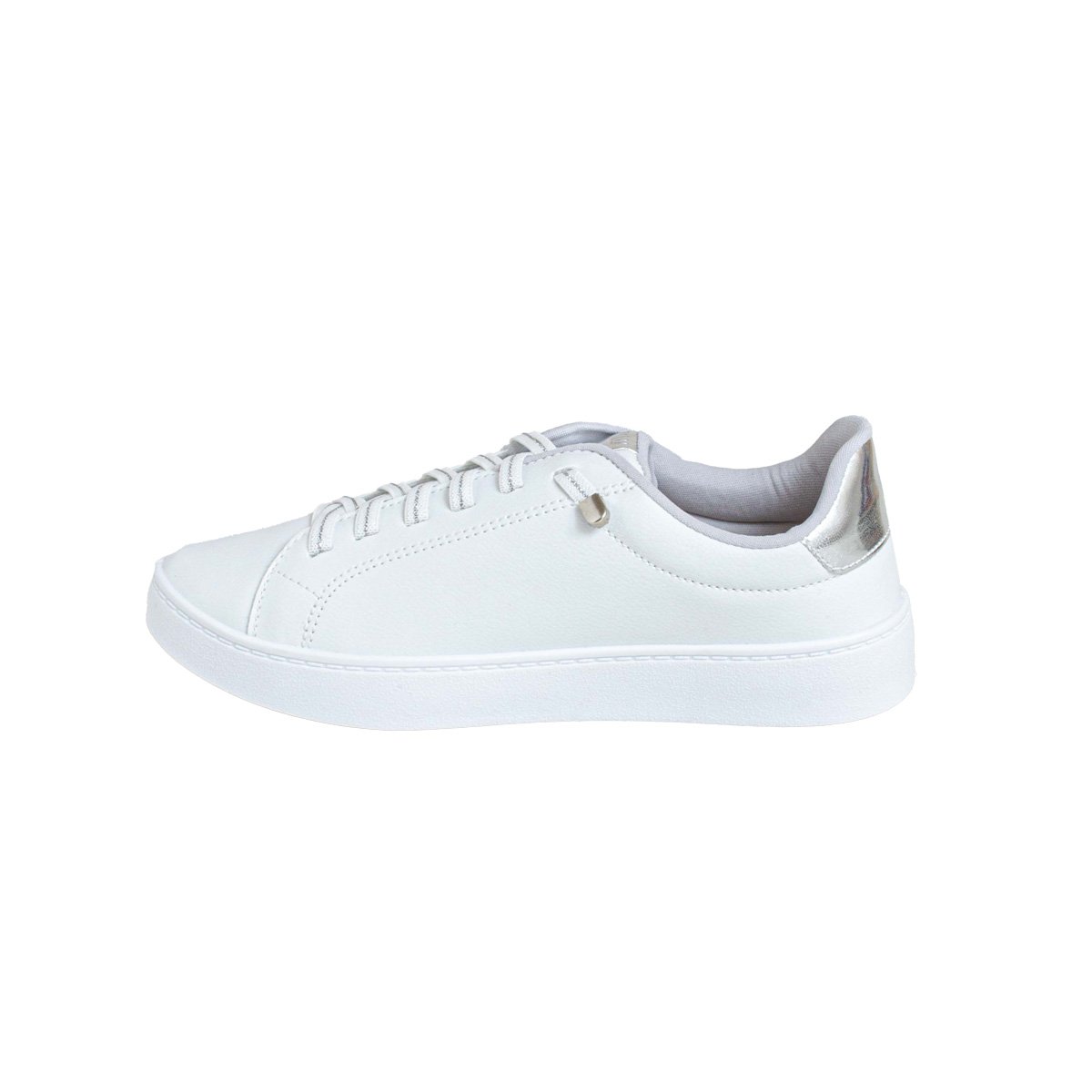 Tênis Casual Izalu Flatform Médio Calce Fácil Branco 3