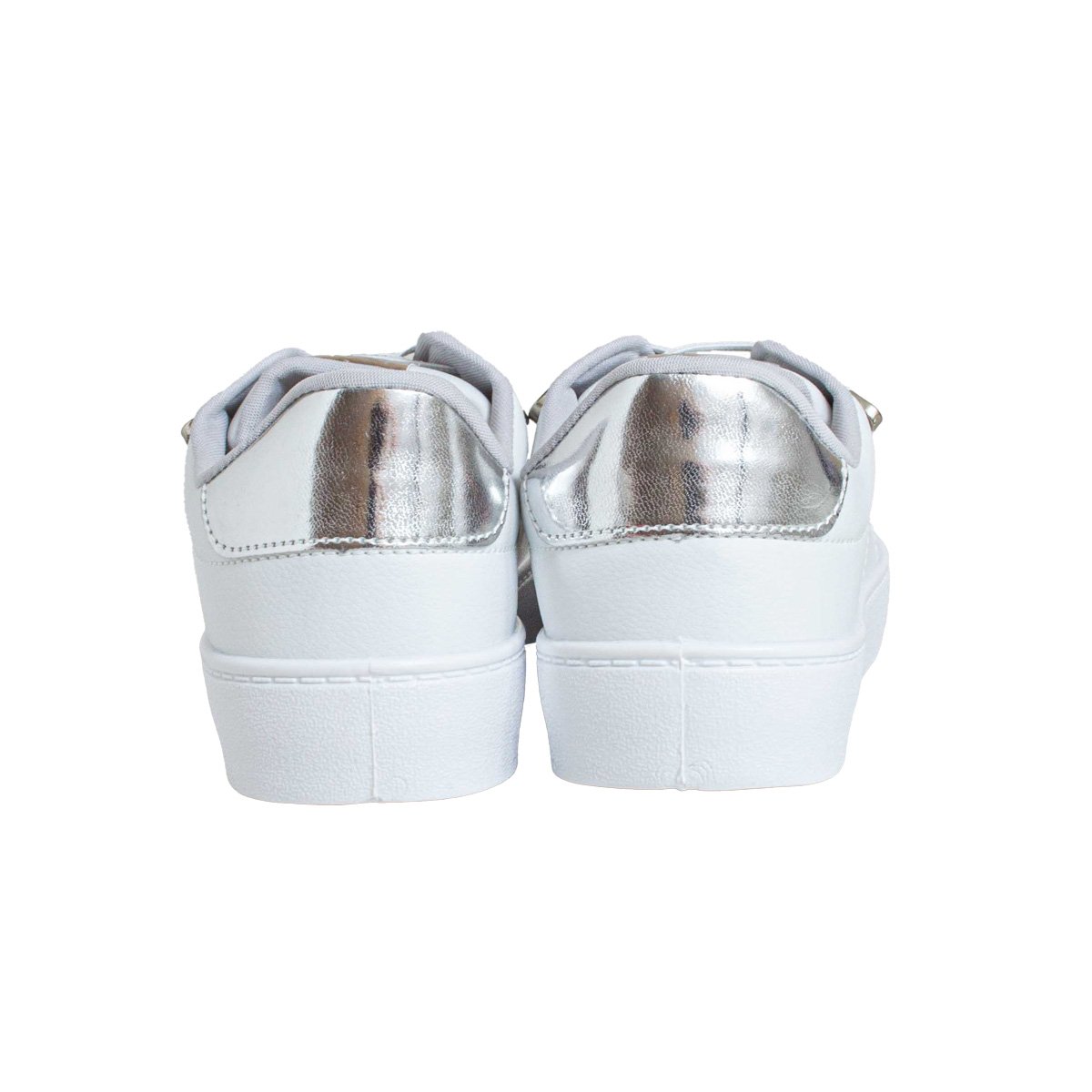 Tênis Casual Izalu Flatform Médio Calce Fácil Branco 4