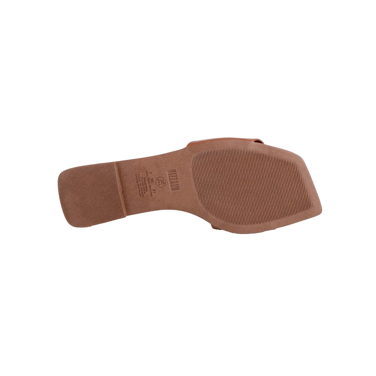 Chinelo Slide Vizzano Rasteirinha Feminino Marrom 5