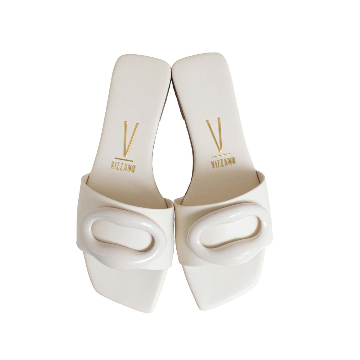 Chinelo Casual Slide Vizzano Rasteirinha Feminino Branco 2