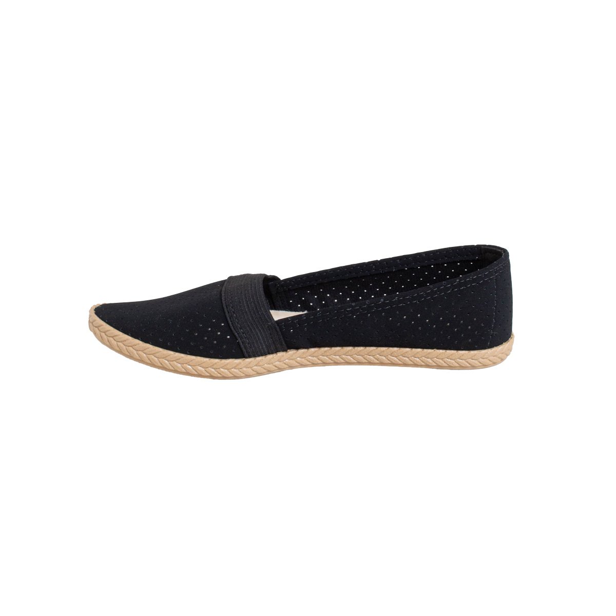Sapatilha Casual Moleca Microfuros Feminino Preto 3