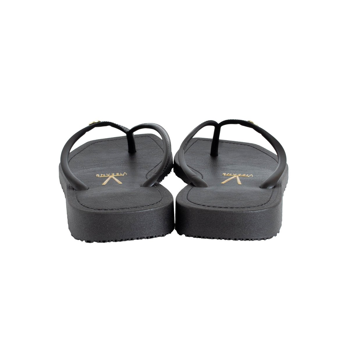 Chinelo De Dedo Feminino Vizzano Bico Quadrado Preto 4