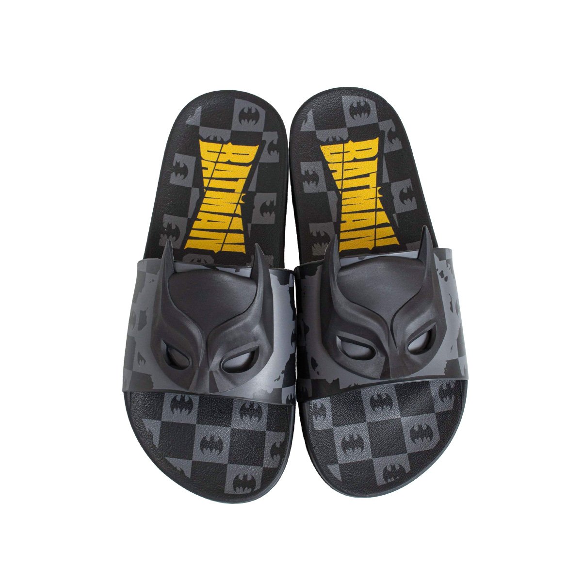 Chinelo Slide Infantil Batman Menino Grendene Kids Preto 2