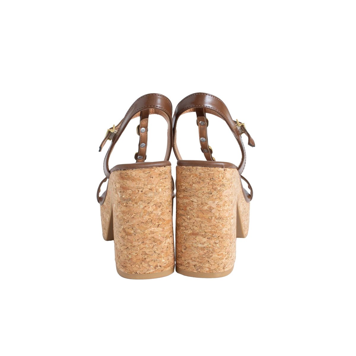 Sandália Salto Alto Grosso Vizzano Feminino Marrom 4