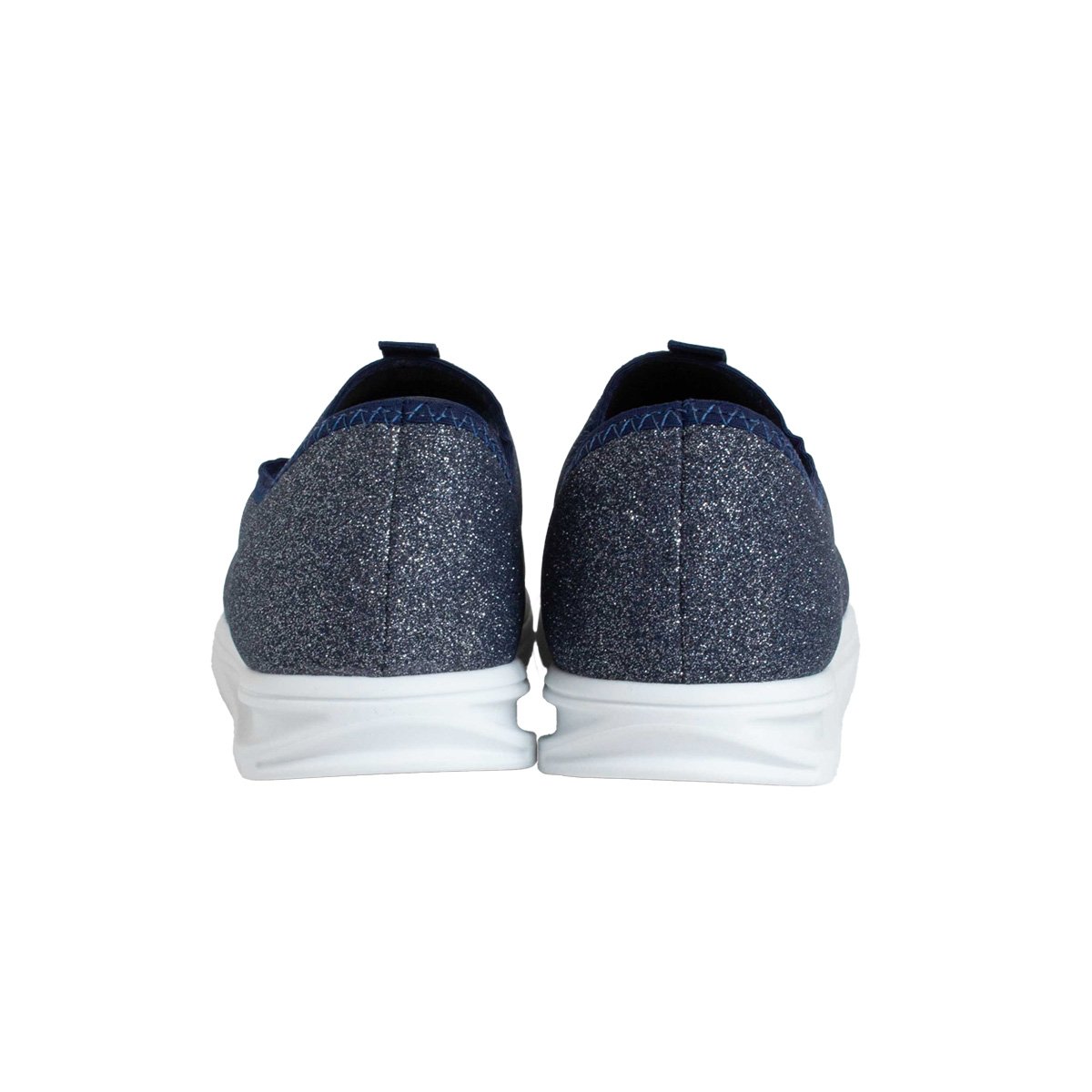 Tênis Infantil Molekinha Calce Fácil Menina Azul Marinho/Prata 4