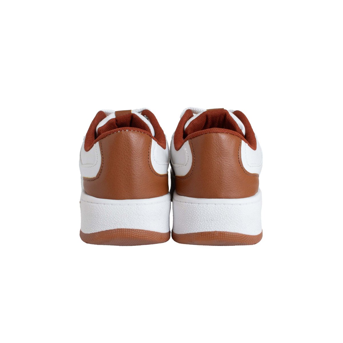Tênis Casual Energy Flatform Alto Feminino Branco/Marrom 4
