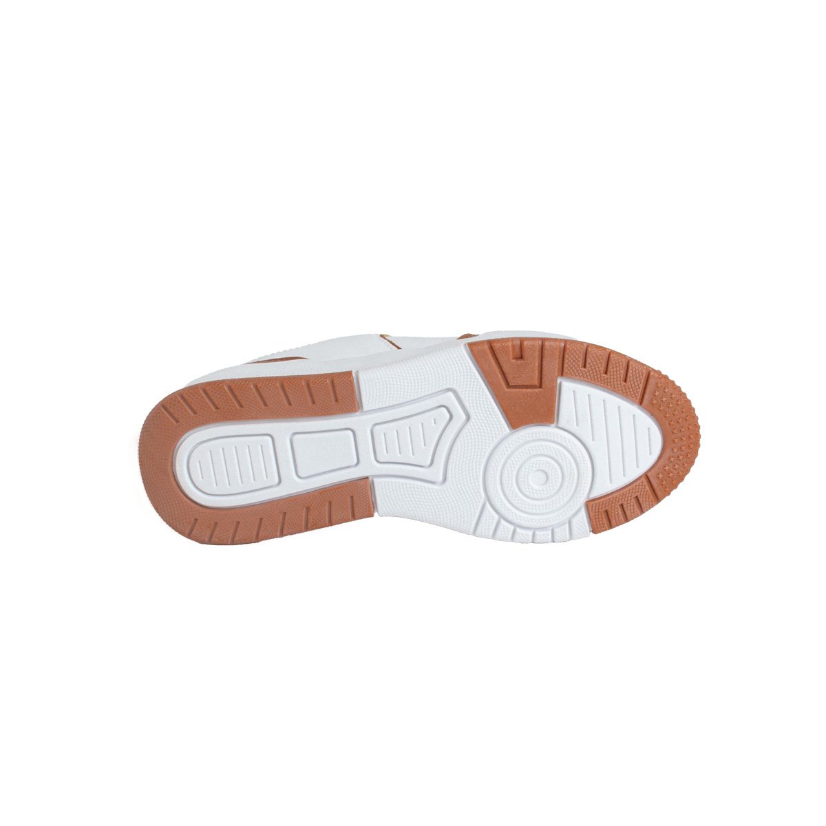 Tênis Casual Energy Flatform Alto Feminino Branco/Marrom 5