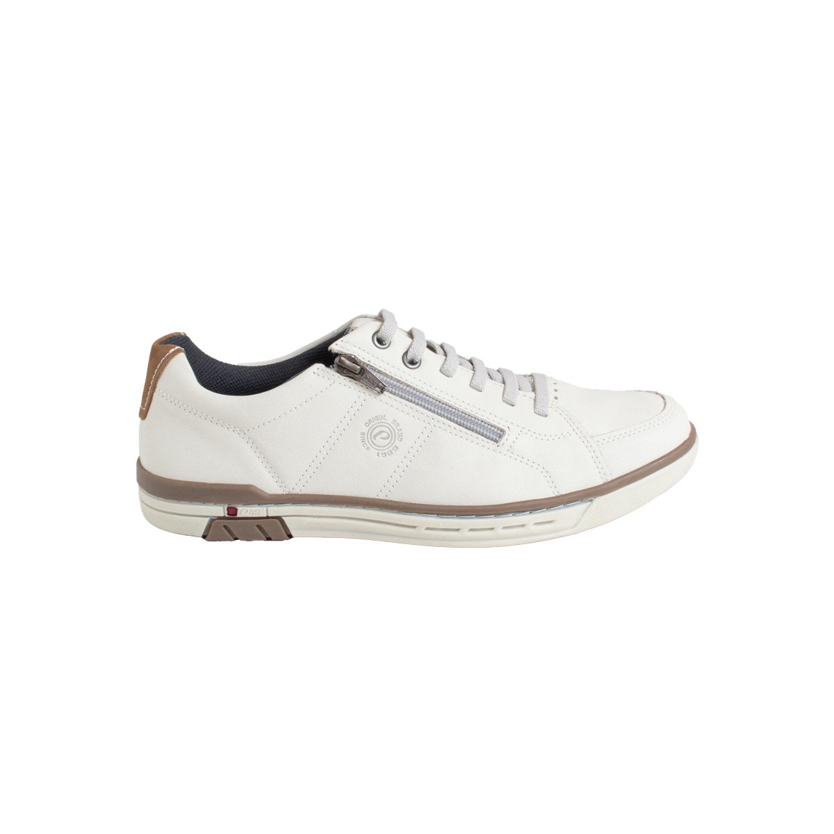 Sapatênis Casual Pegada Couro Masculino Calce Fácil