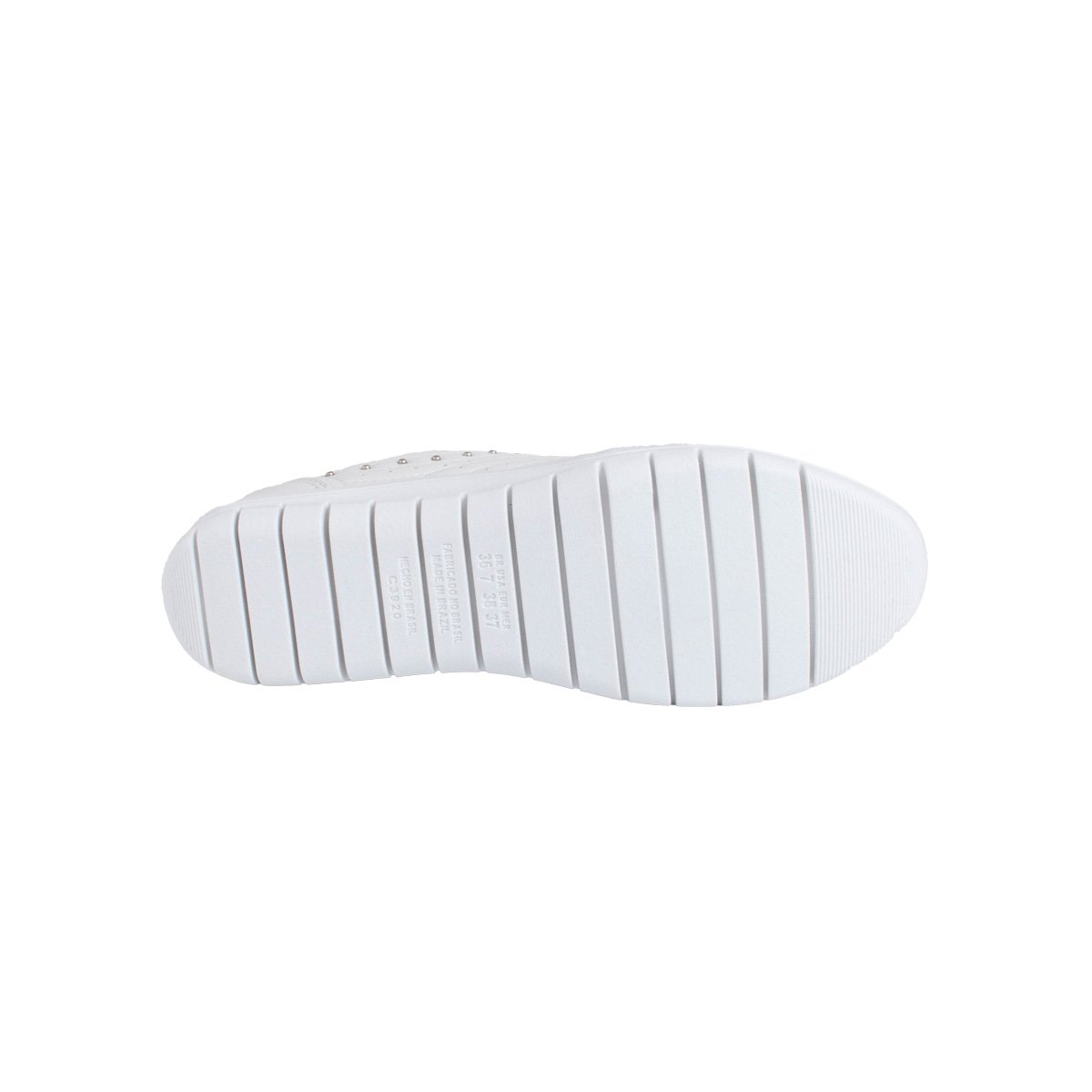 Tênis Casual Kolosh Feminino Confortável Calce Fácil Branco 5