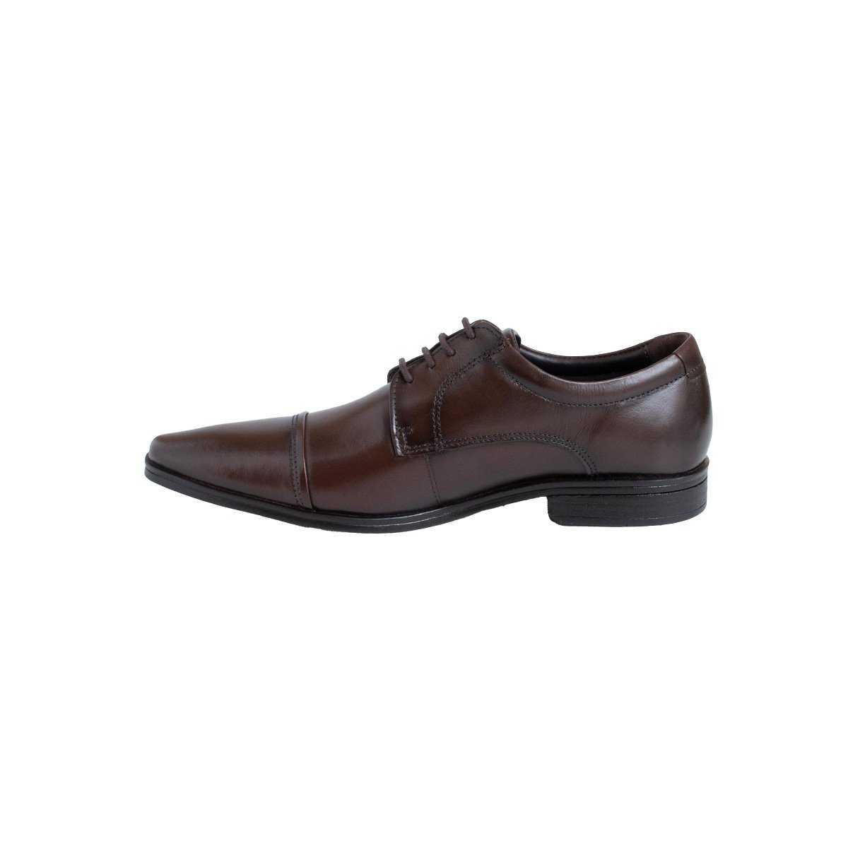 Sapato Couro Democrata Vega Masculino Mahogany 3