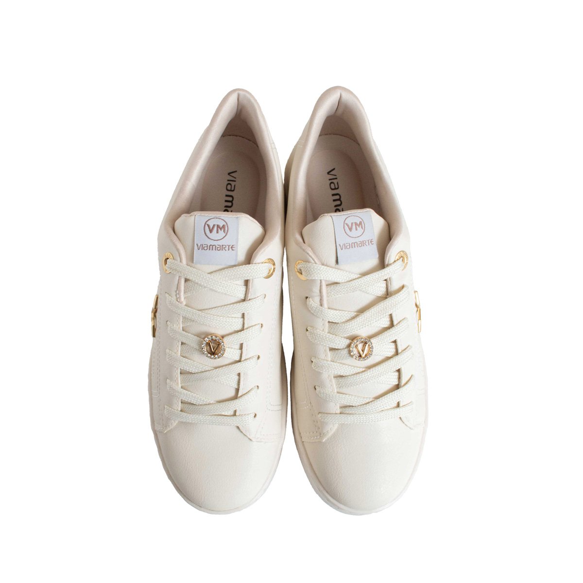Tênis Via Marte Flatform Médio Feminino Marfim 2