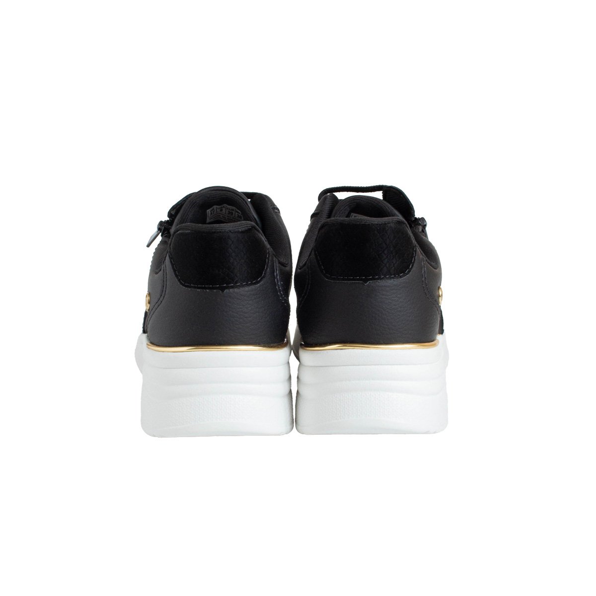 Tênis Feminino Kolosh Jogging Confortável Calce Fácil Preto 4