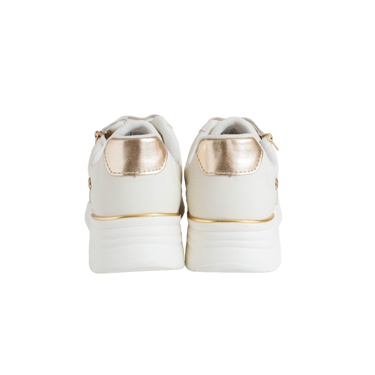 Tênis Feminino Kolosh Jogging Confortável Calce Fácil Creme 4