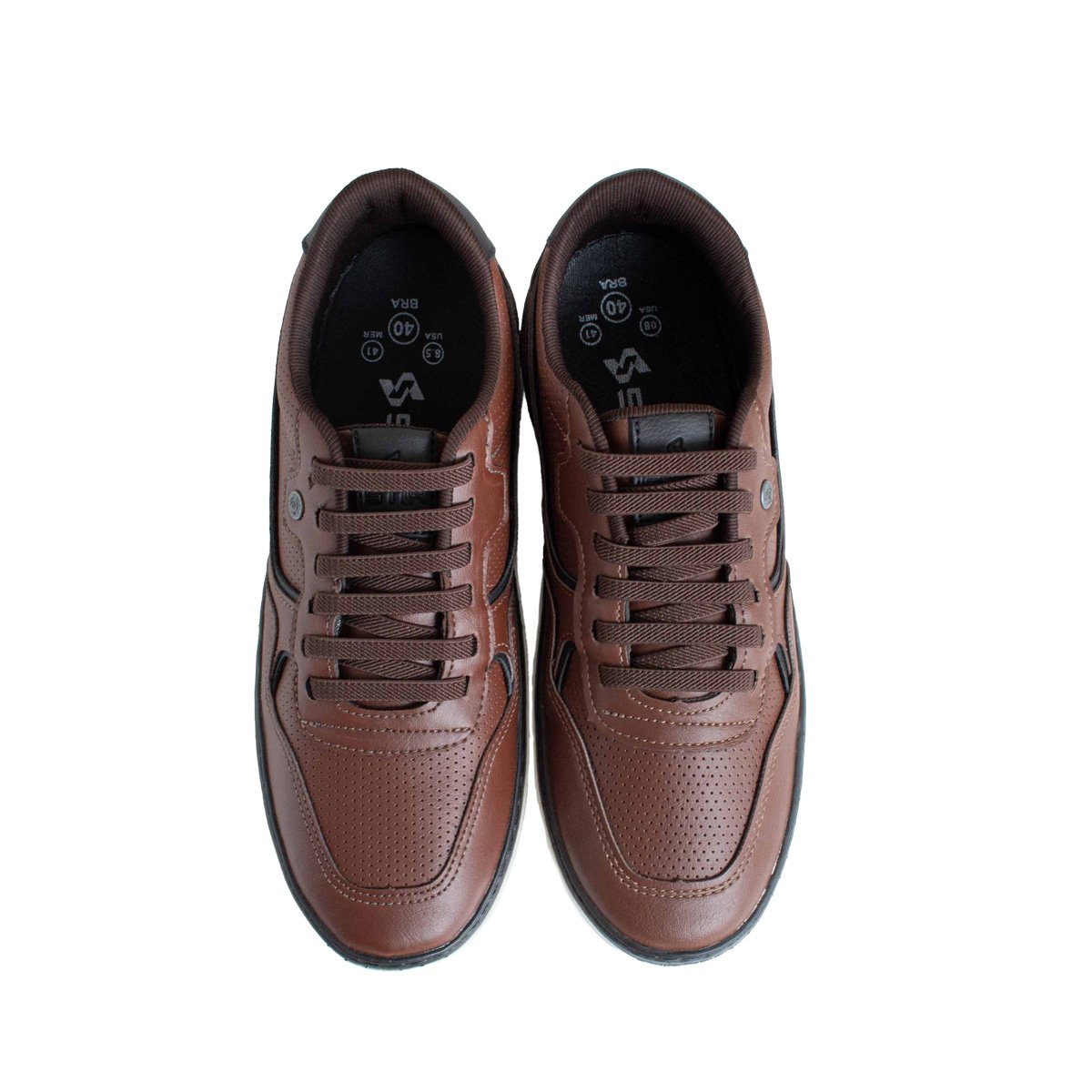 Sapatênis Casual Stir Masculino Calce Fácil Marrom 2