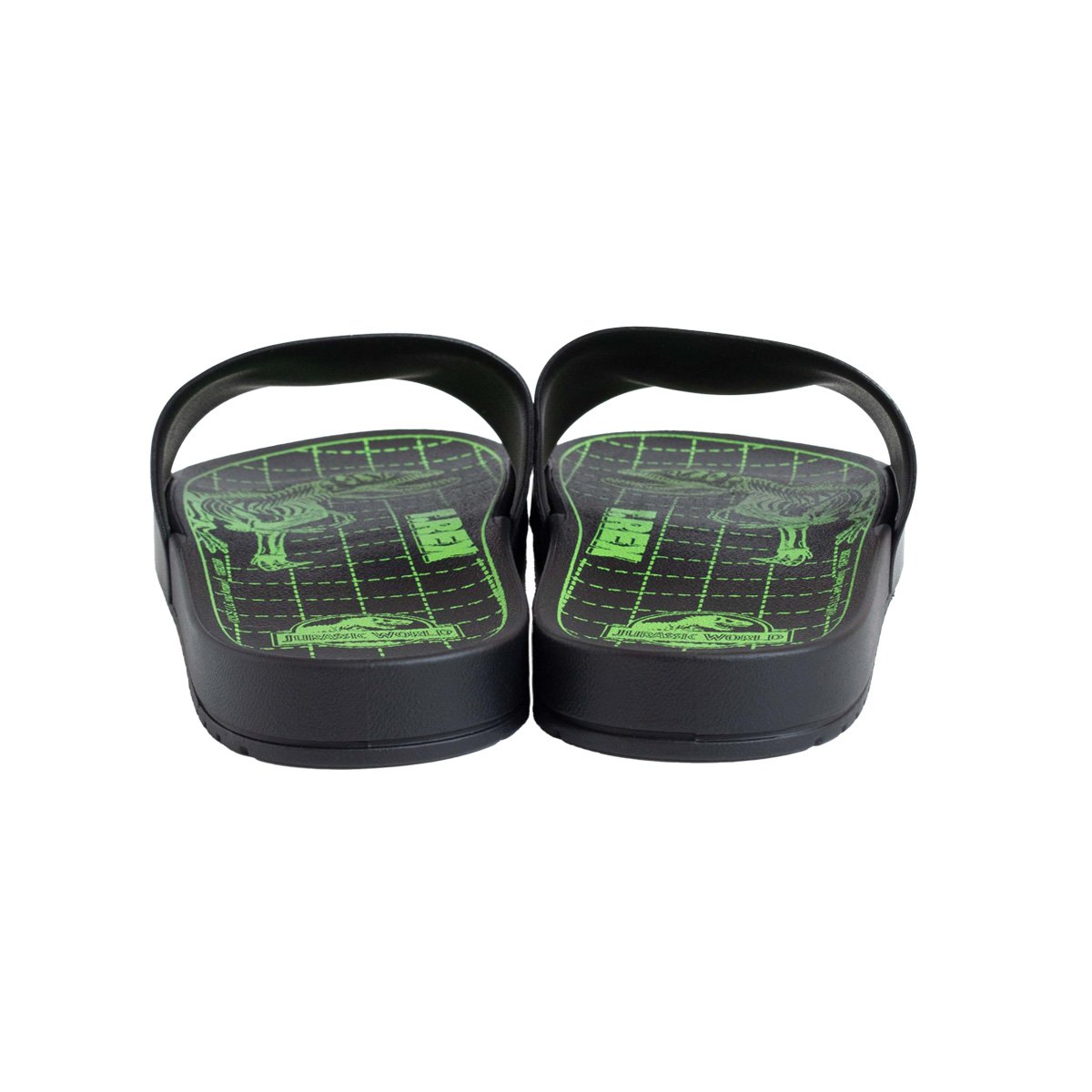 Chinelo Slide Infantil Jurassic Adventure Menino Grendene Preto/Verde 4