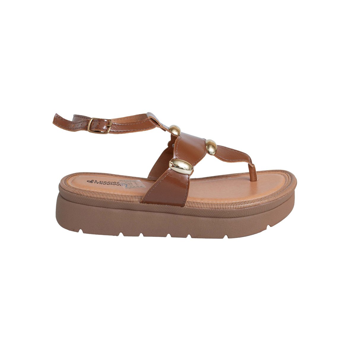 Sandália Casual Flatform Mississipi Feminino
