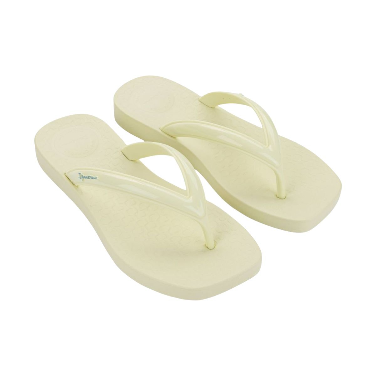 Chinelo Ipanema Pluma Bico Quadrado Feminino Bege 2