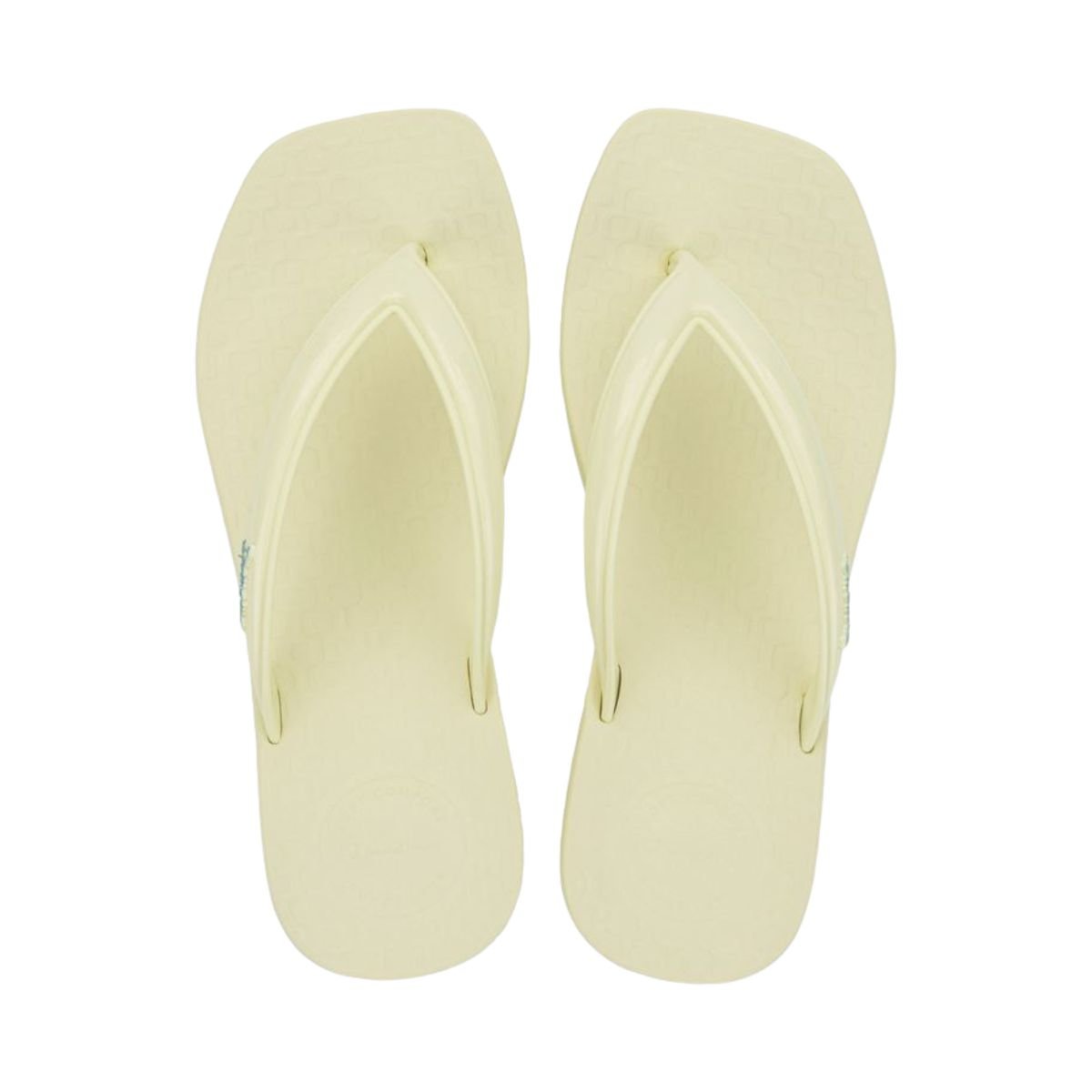 Chinelo Ipanema Pluma Bico Quadrado Feminino Bege 3