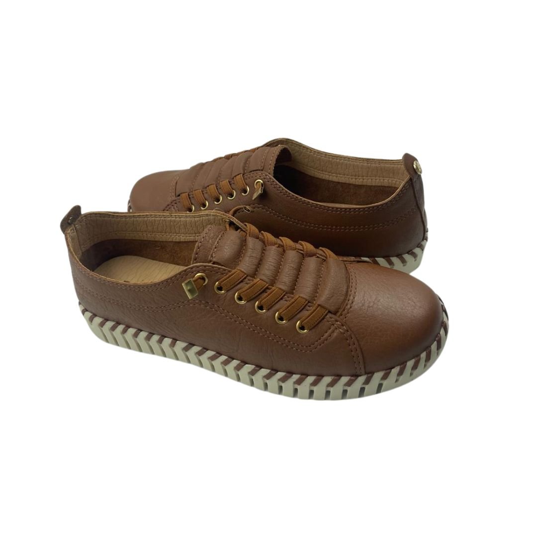 Tênis Casual Bottero Twister Feminino Marrom 4