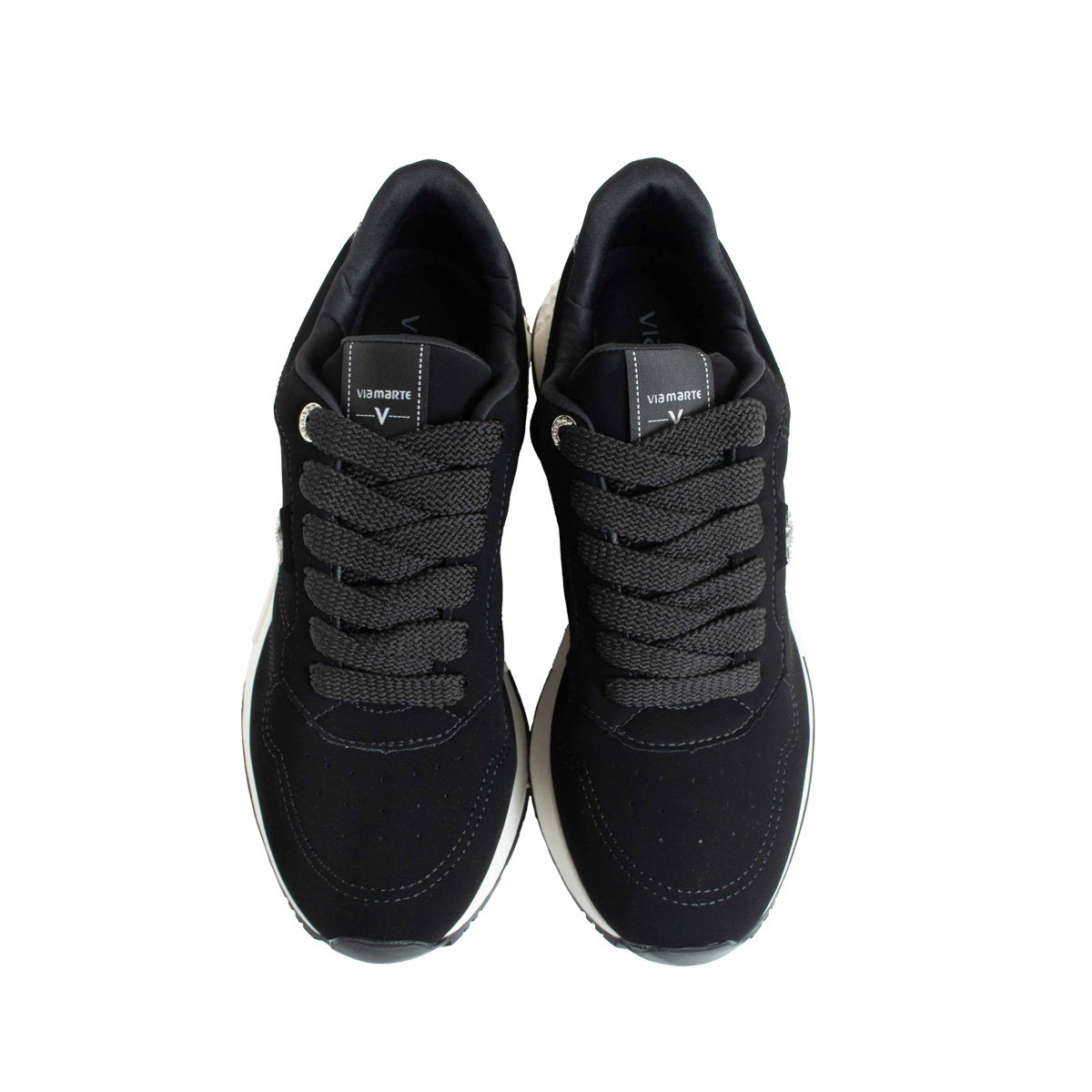 Tênis Via Marte Flatform Alto Feminino Preto 2