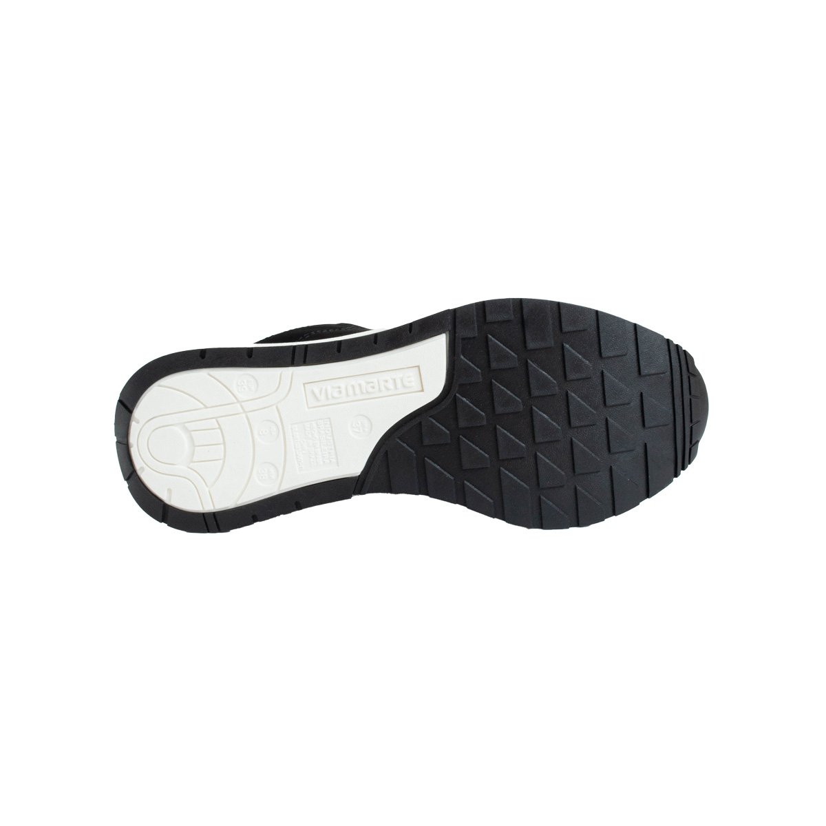 Tênis Via Marte Flatform Alto Feminino Preto 5