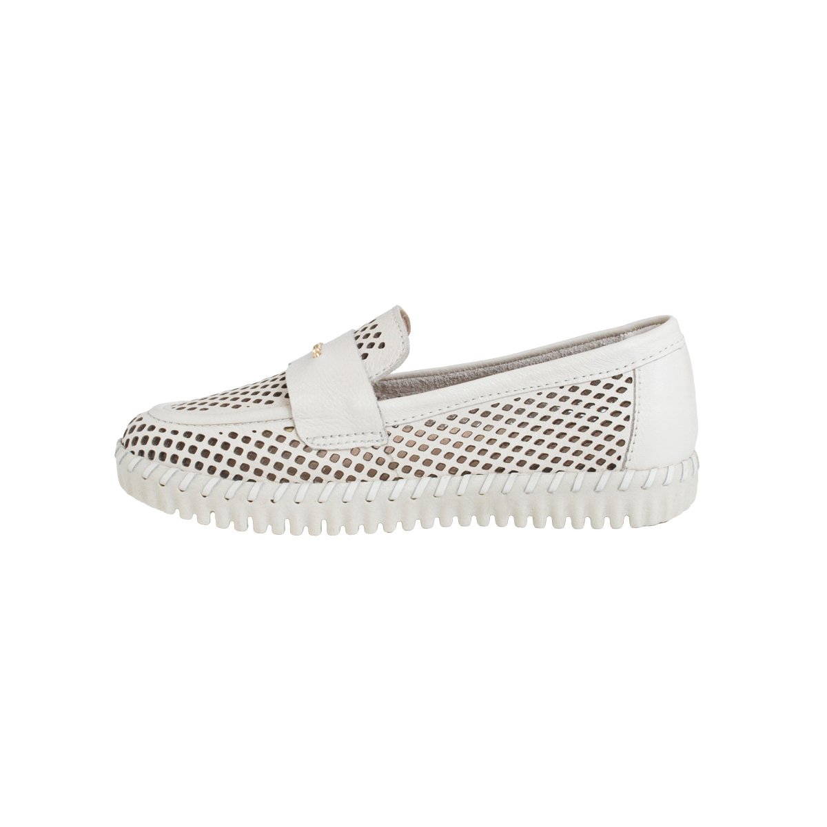 Tênis Couro Bottero Twister Feminino Calce Fácil Off White 3