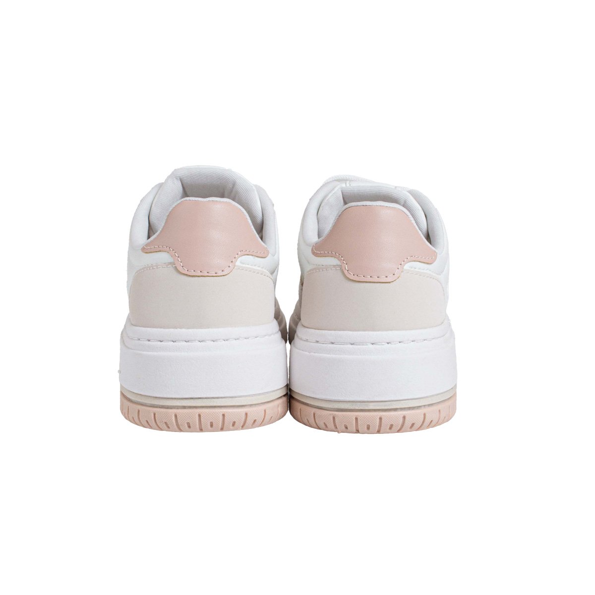 Tênis Peluche Flatform Alto Feminino Branco/Off White 4