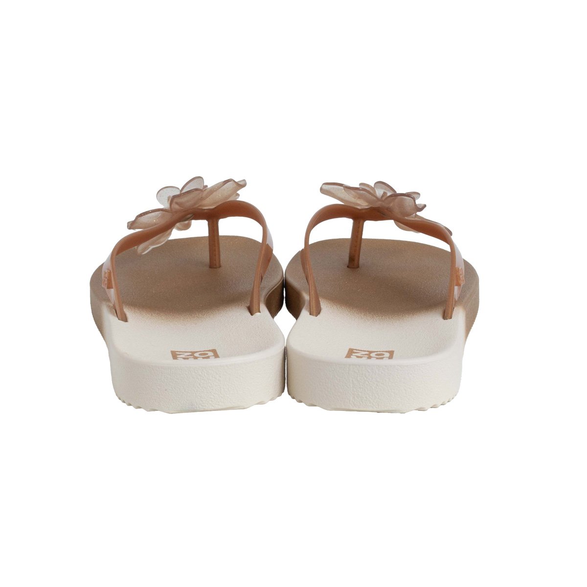 Chinelo De Dedo Zaxy Necessaire Feminino Dourado 3