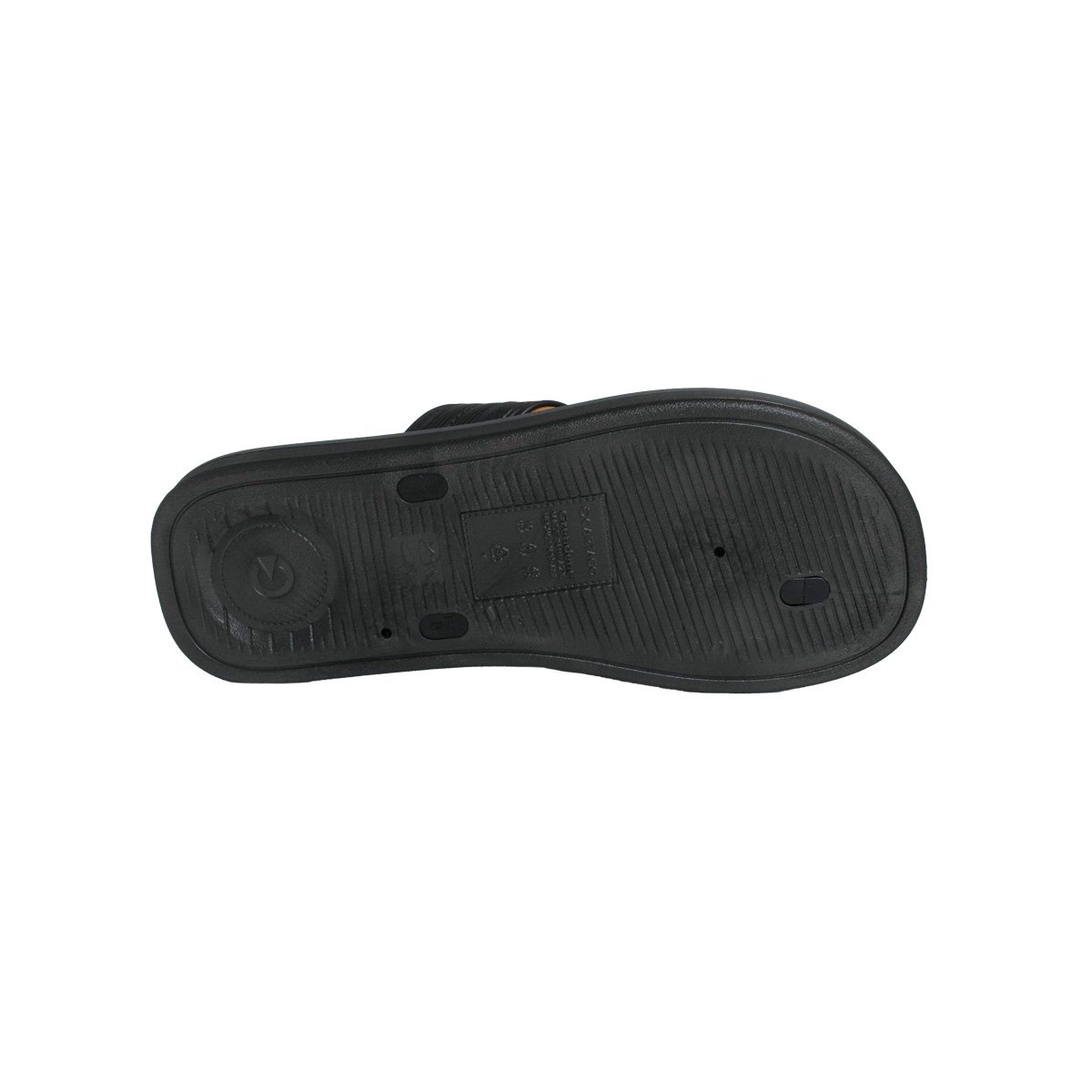 Chinelo Dedo Cartago Alabama Masculino Palmilha Massageadora Preto 5