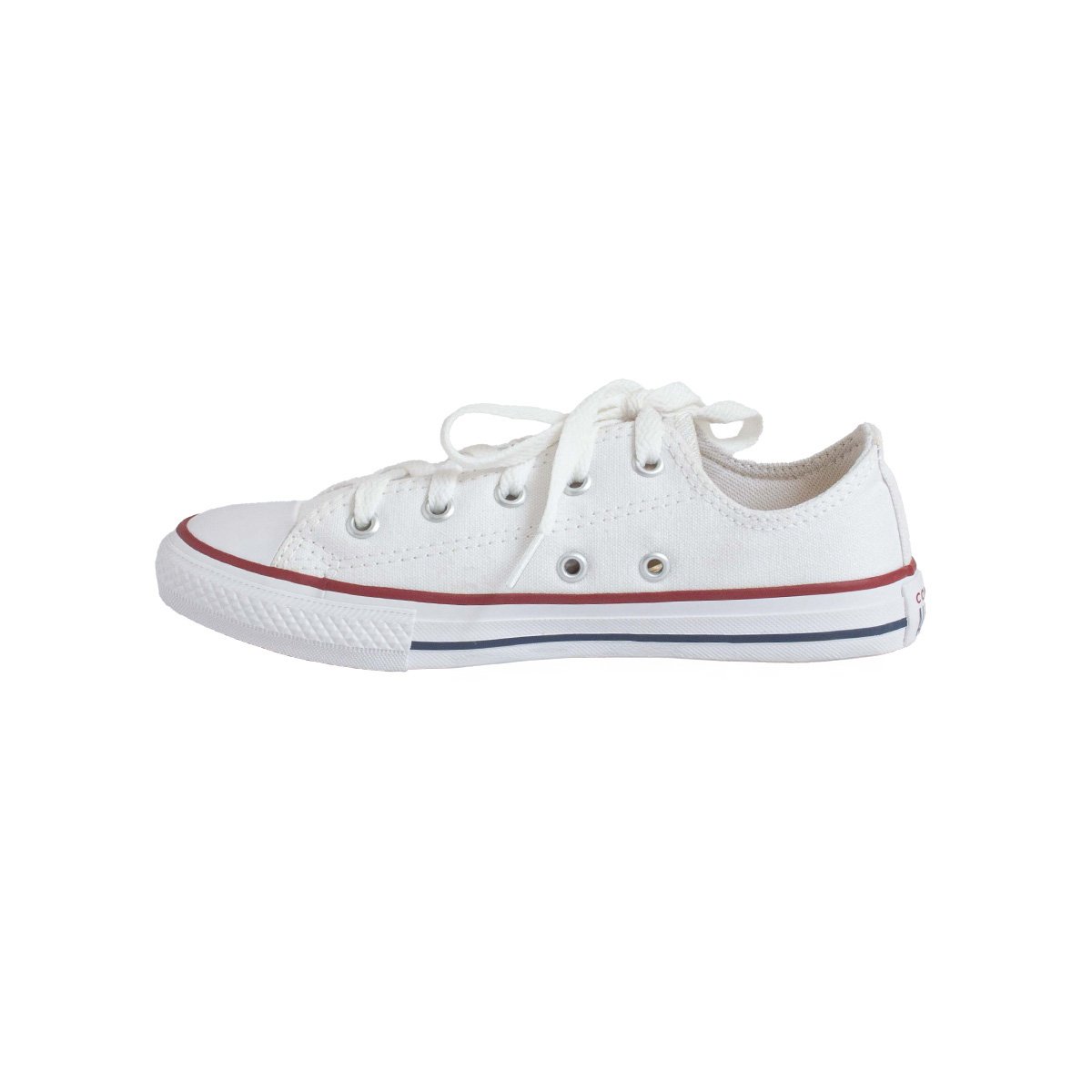 Tênis Infantil All Star Unissex Cano Curto Converse Chuck Taylor Branco 3