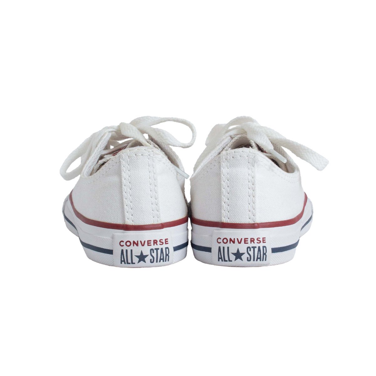 Tênis Infantil All Star Unissex Cano Curto Converse Chuck Taylor Branco 4