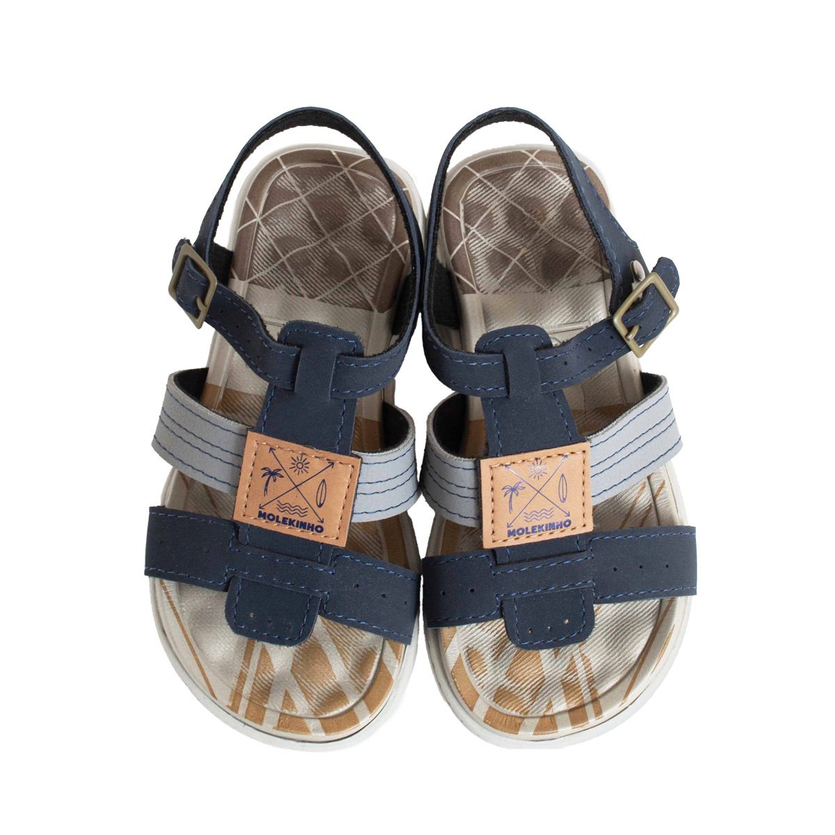 Sandália Papete Infantil Molekinho Menino