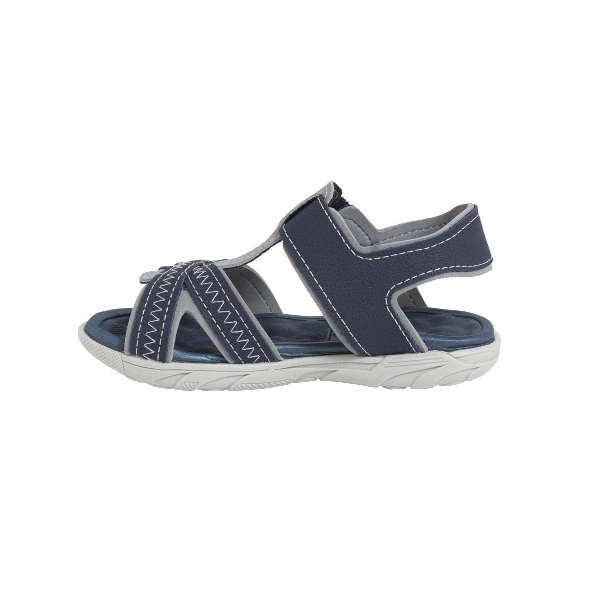 Chinelo Papete Infantil Molekinho Menino Calce Fácil Azul 3