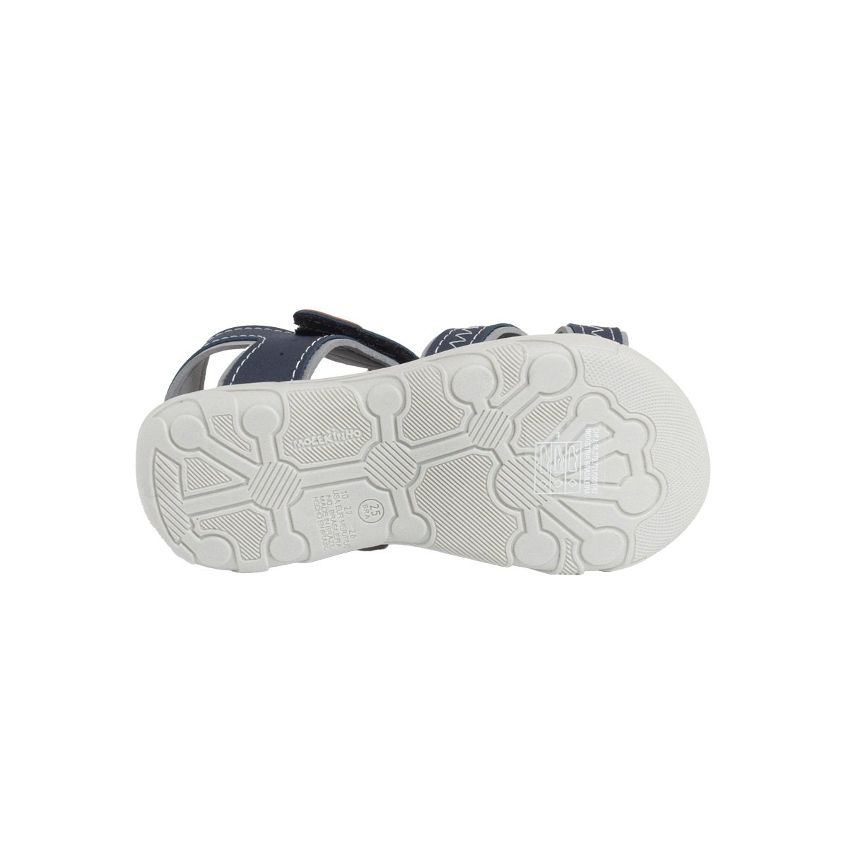 Chinelo Papete Infantil Molekinho Menino Calce Fácil Azul 5