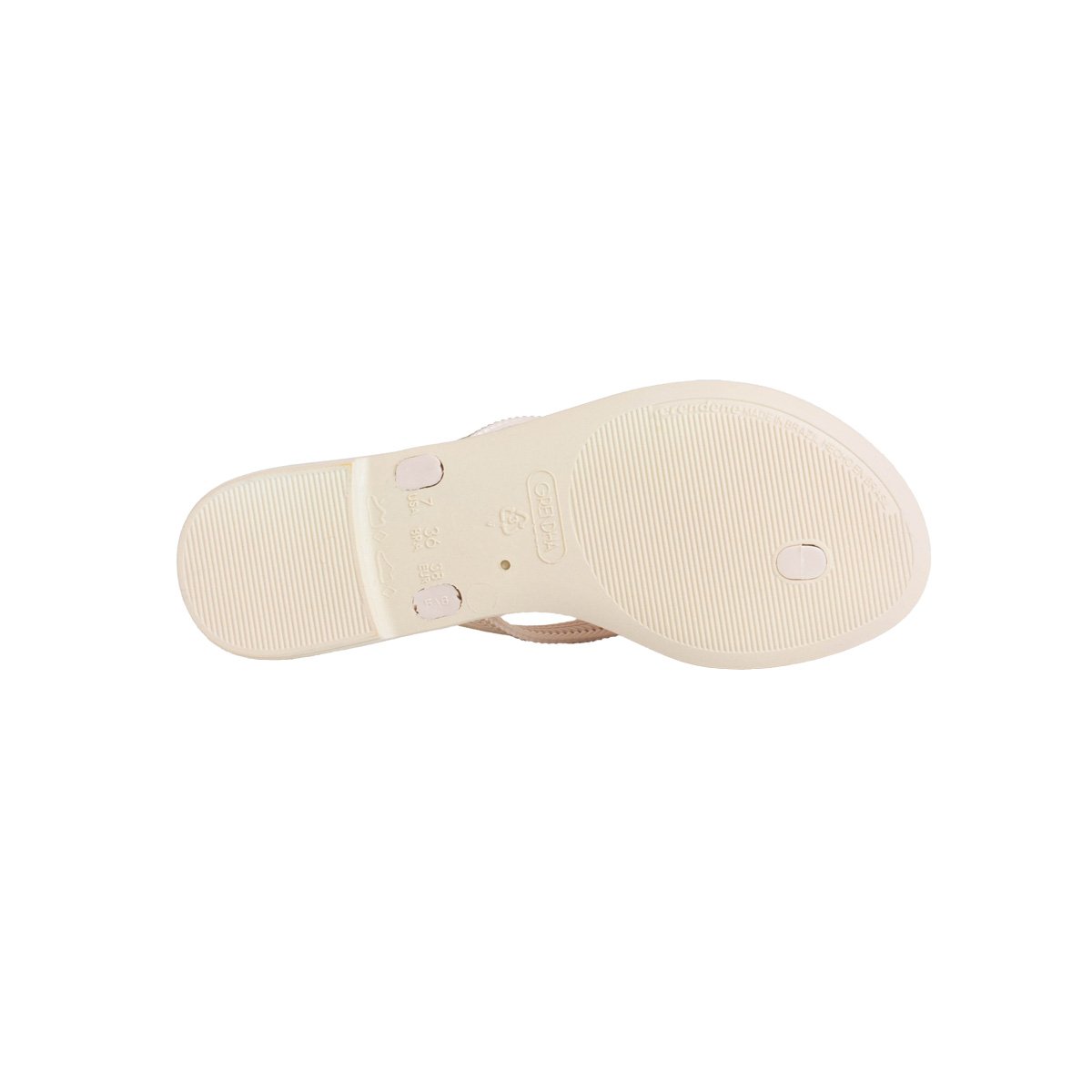 Chinelo Rasteira Grendha Mais Açai Energia Feminino Bege 5